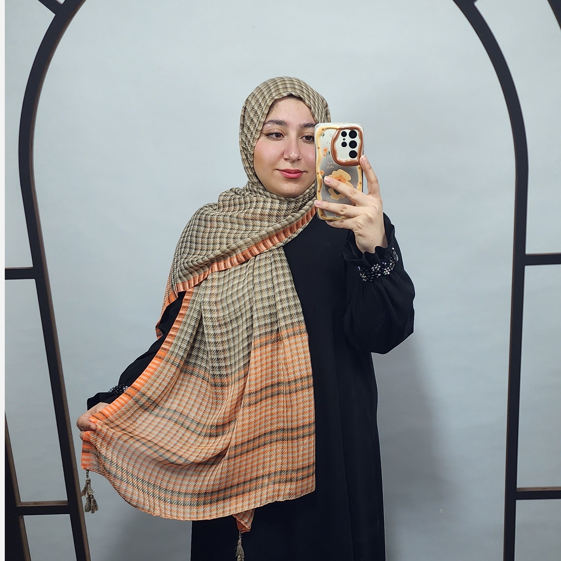 شال کنفی وارداتی درشت بافت زیر قیمت خرید