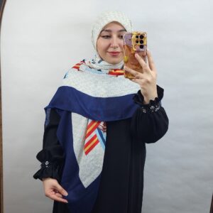 روسری سیااسکارف وارداتی اورجینال طرح گوچی دخترانه