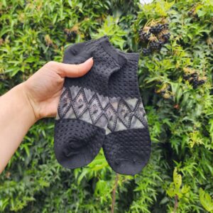 جوراب زنانه شیشه ای مشکی وارداتی