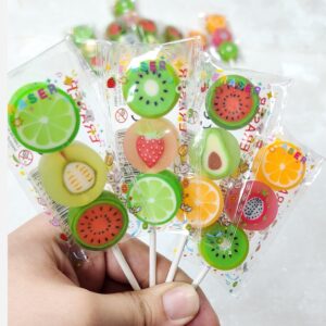 پاک کن ژله ای مغزدار سیخ میوه بسیار باکیفیت