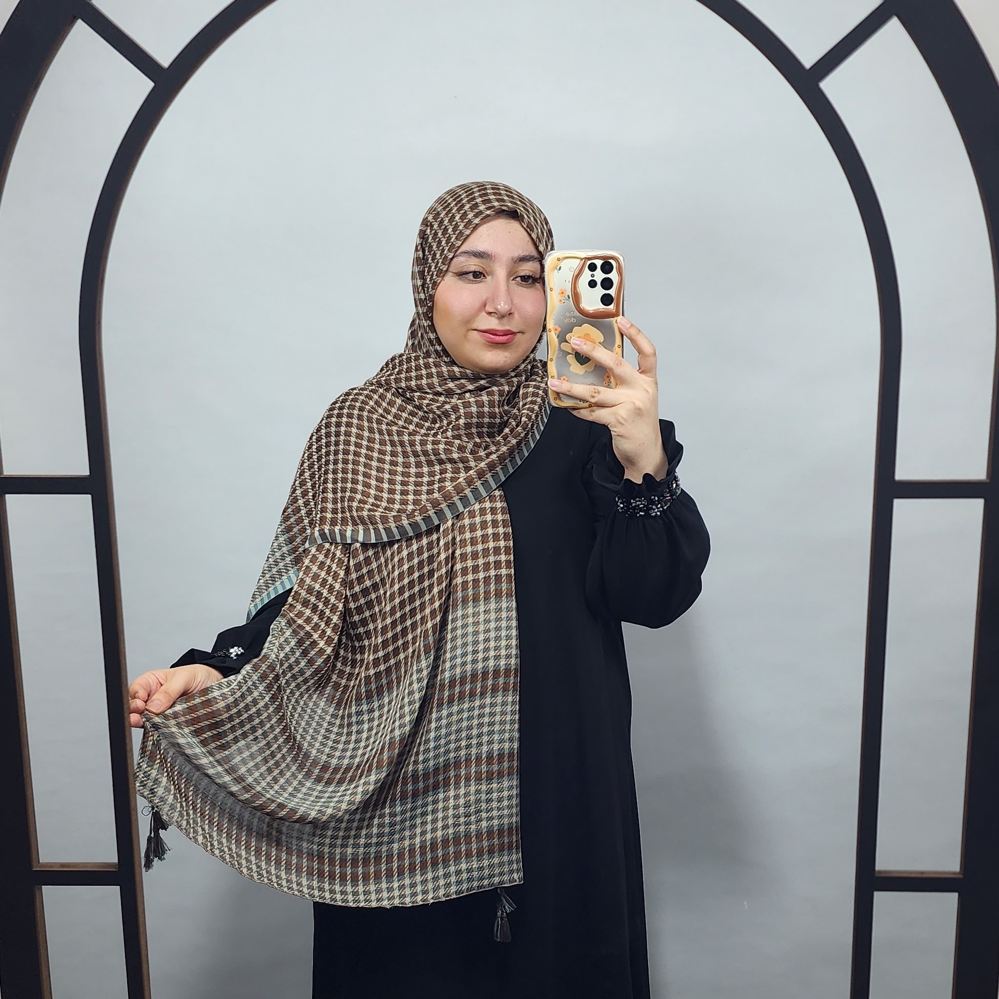 شال کنفی وارداتی درشت بافت زیر قیمت خرید