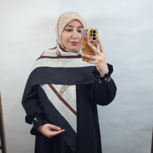 روسری سیااسکارف وارداتی اورجینال طرح کمربندی