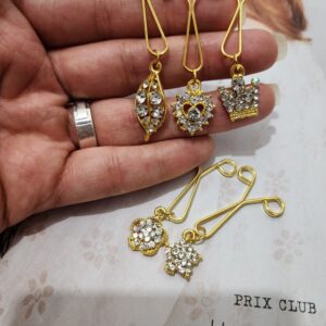 گیره روسری مجلسی نگین دار