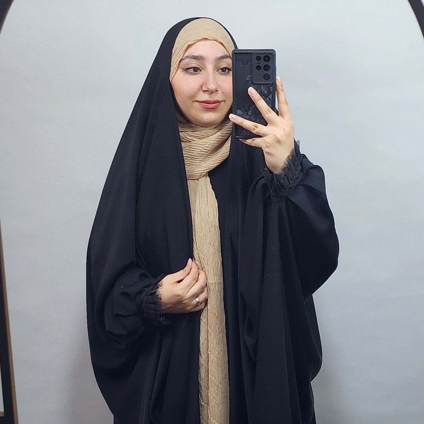 شال پلیسه نسکافه وارداتی دور پانچ