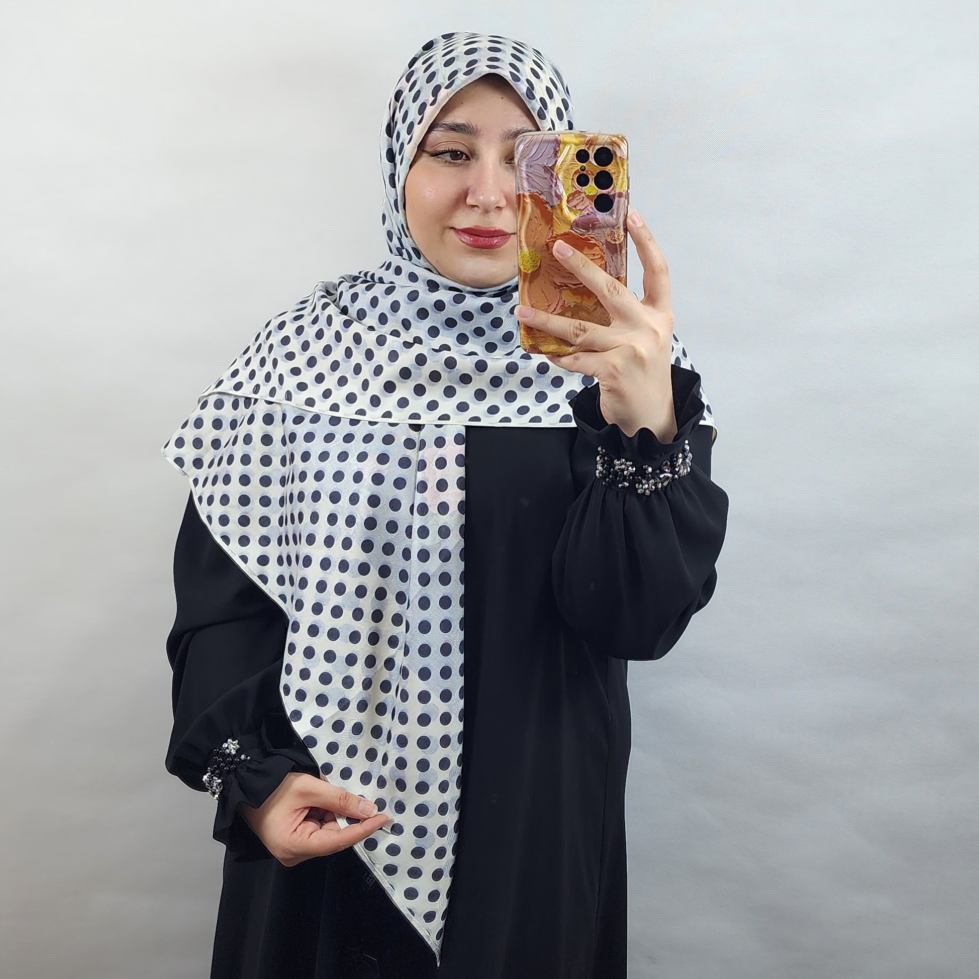روسری ابریشم کشمیر دورو وارداتی