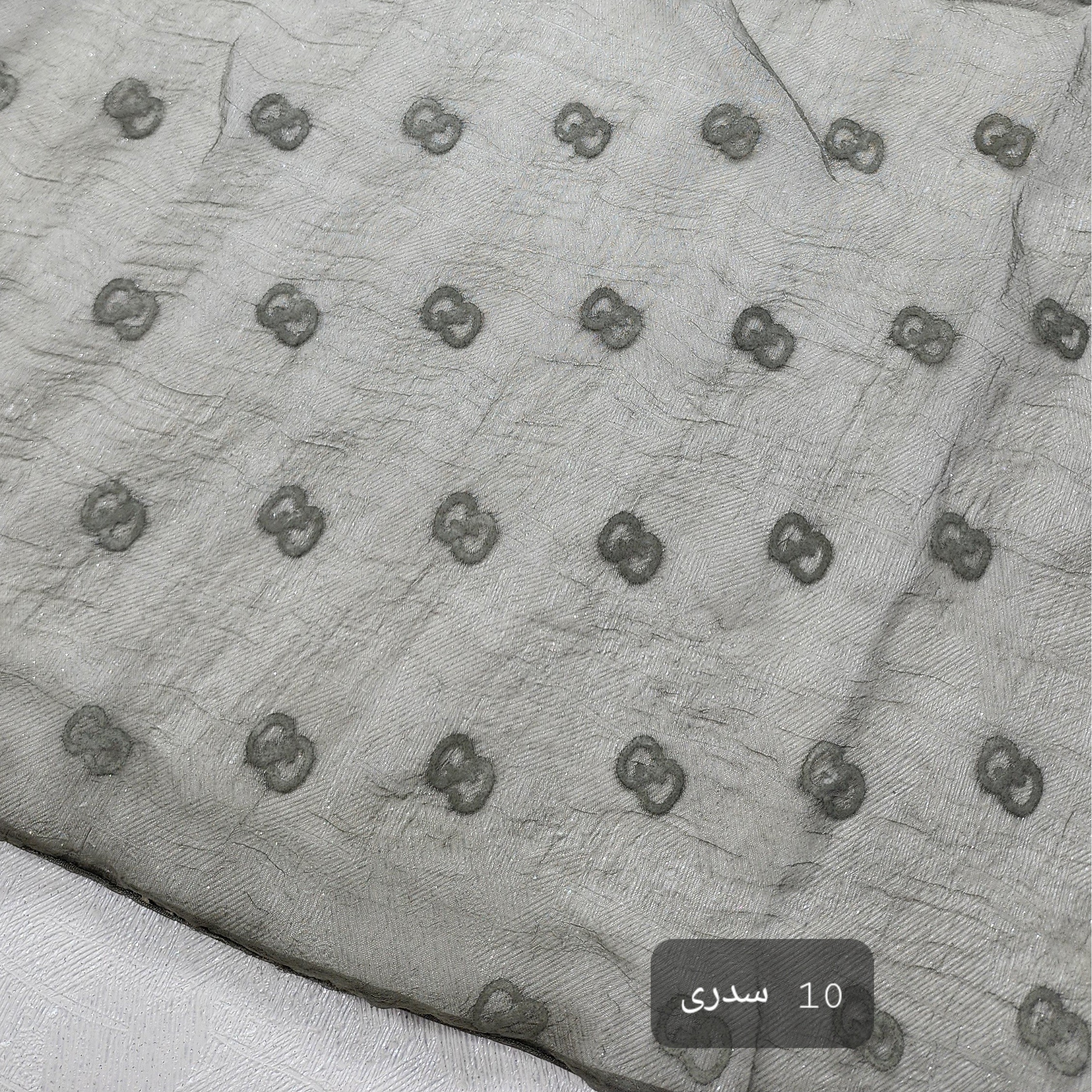 روسری حریر ابریشم مخمل کوب دورگان وارداتی قواره 80