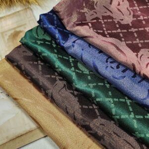 شال مجلسی ابریشم لمه دار وارداتی شنل