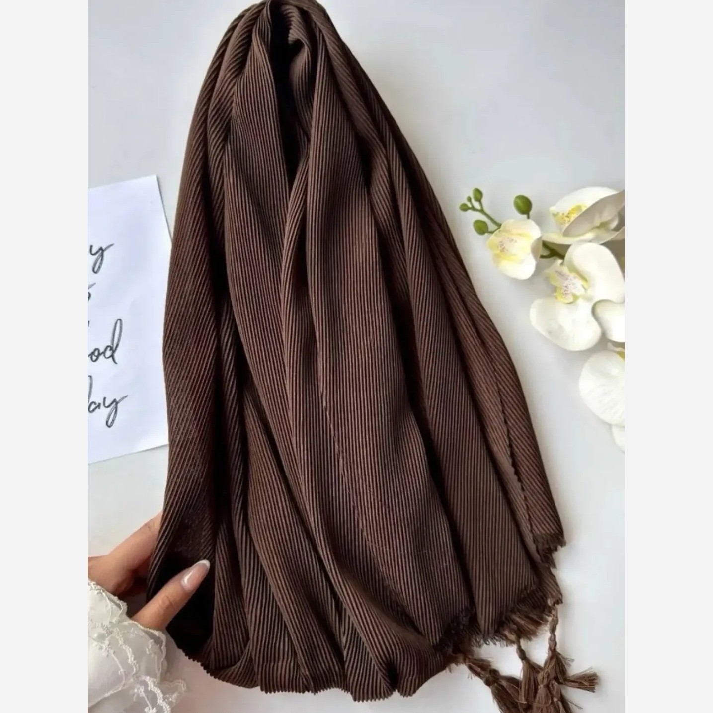شال تیغ ماهی اورجینال وارداتی رنگ های تیره(قیمت ویژه)
