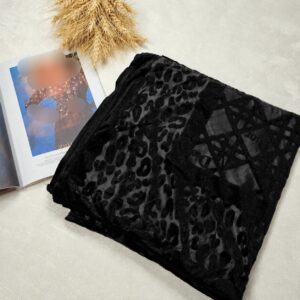 روسری مخمل وارداتی دیور خطی