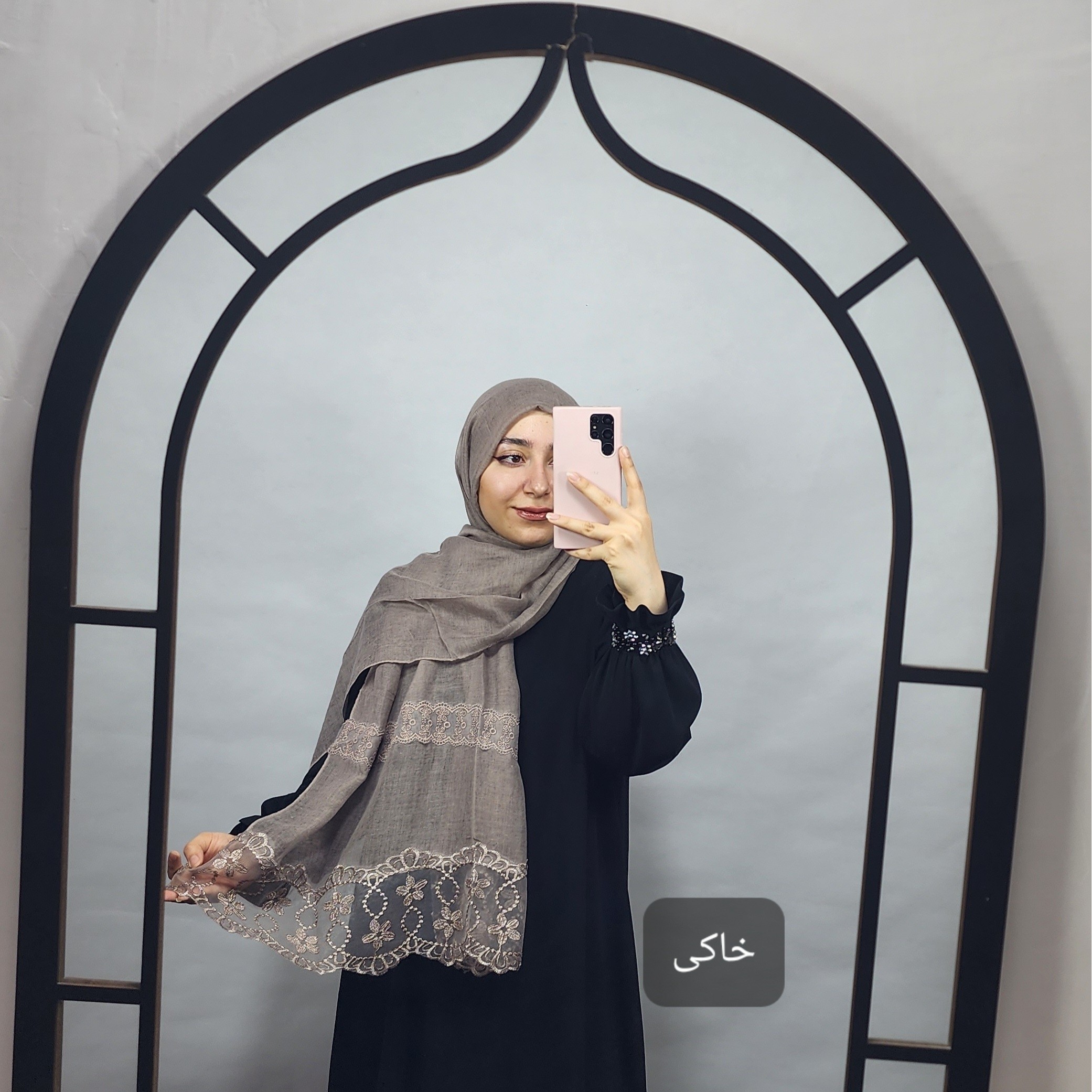 شال نخ سنگشور وارداتی دستک گیپور