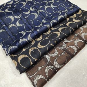 شال مجلسی نخ ابریشم میله ای وارداتی طرح کوچ